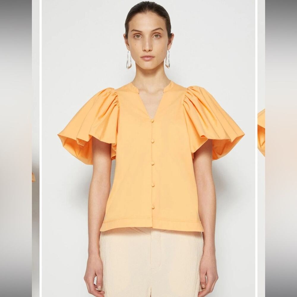 Jonathan Simkhai Hallie Poplin Top